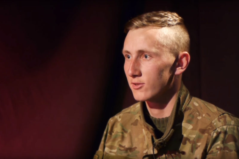 Доброволець підрозділу "Карпатська Січ" - Василь Олексюк (ВІДЕО)