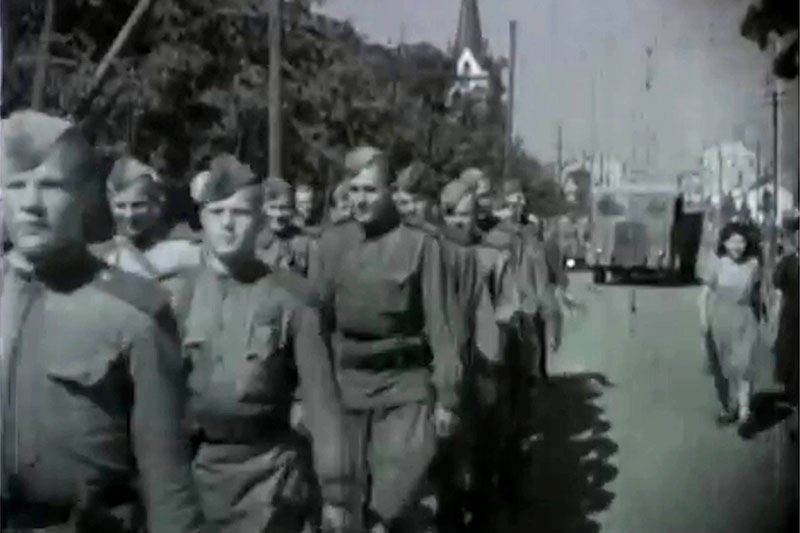 Червона армія вдруге входить в Станіслав (1944 р.) (ВІДЕО)