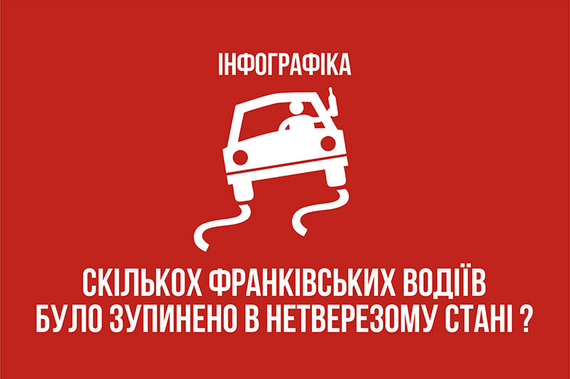 СКІЛЬКОХ ФРАНКІВСЬКИХ ВОДІЇВ БУЛО ЗАТРИМАНО В НЕТВЕРЕЗОМУ СТАНІ ЗА КЕРМОМ?