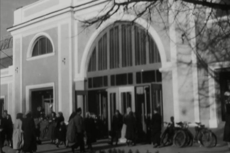 Відкриття універмагу в Пасажі та конкурс з оформлення балконів (1959 р.) (ВІДЕО
