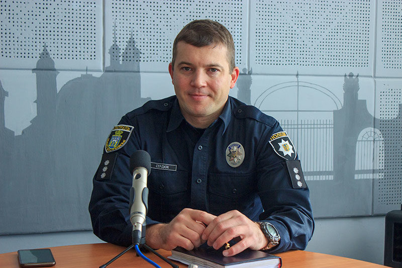 Олег Сердюк,заступник начальника управління Патрульної поліції Івано-Франківська (АУДІО)