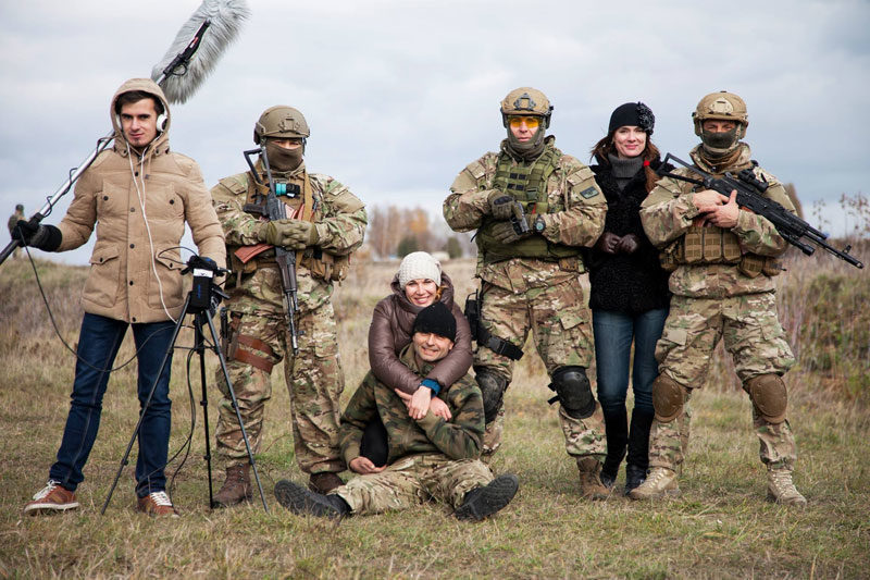 Творці всеукраїнського проекту-кіноальманаху «Слава Україні! — Героям слава!» (АУДІО)