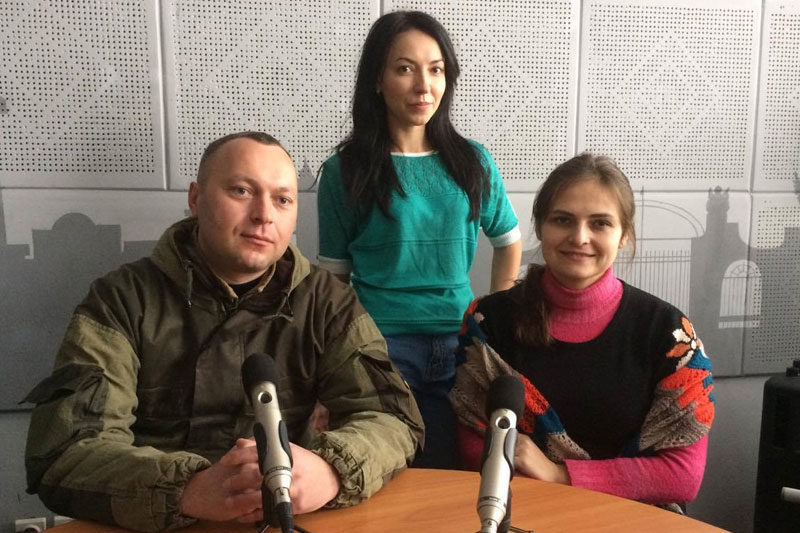 Василь Андріїв, голова міської Асоціації учасників АТО та Людмила Лінник, громадська активістка (АУДІО)