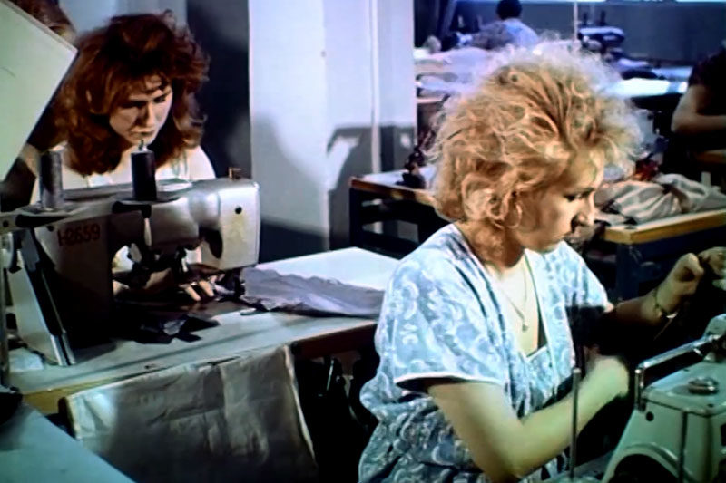 Робота франківської швейної фабрики (1989) (ВІДЕО)