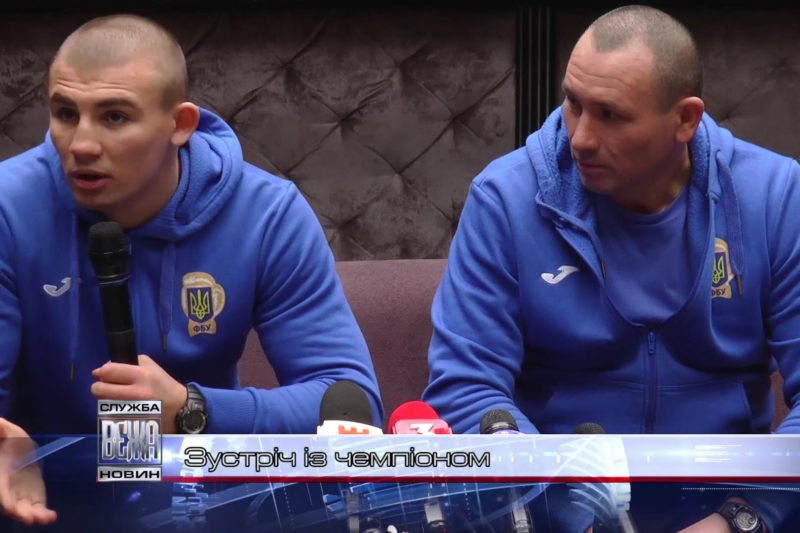 До Івано-Франківська завітав відомий український боксер Олександр Хижняк (ВІДЕО)