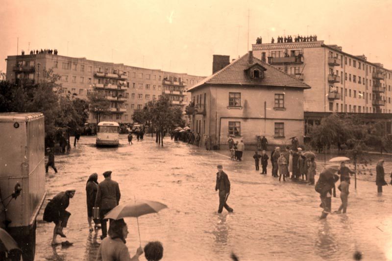 Повінь у Франківську 1969 року (ВІДЕО)