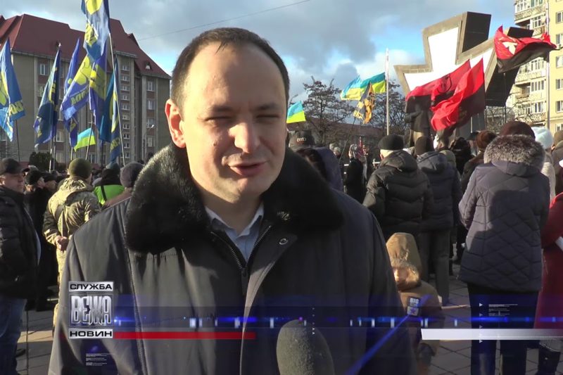 В Івано-Франківську відзначили день народження Степана Бандери (ВІДЕО)