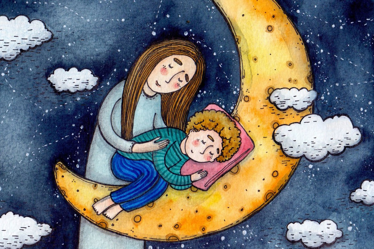 Песня мамочка ночь. Рисунки на тему сон. Колыбельная рисунок. Детские сны. Мама поет колыбельную.